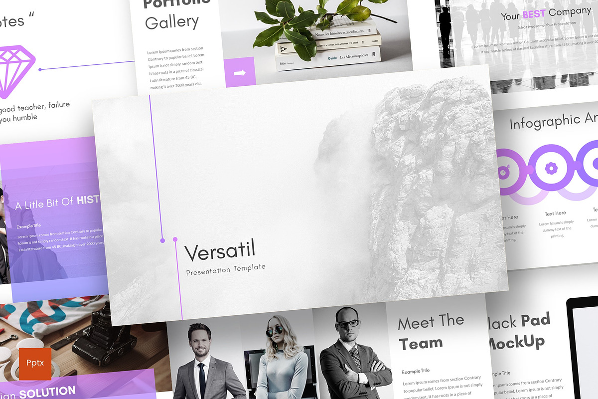 Versatil - Powerpoint Template, a Presentation Template by inspirasign