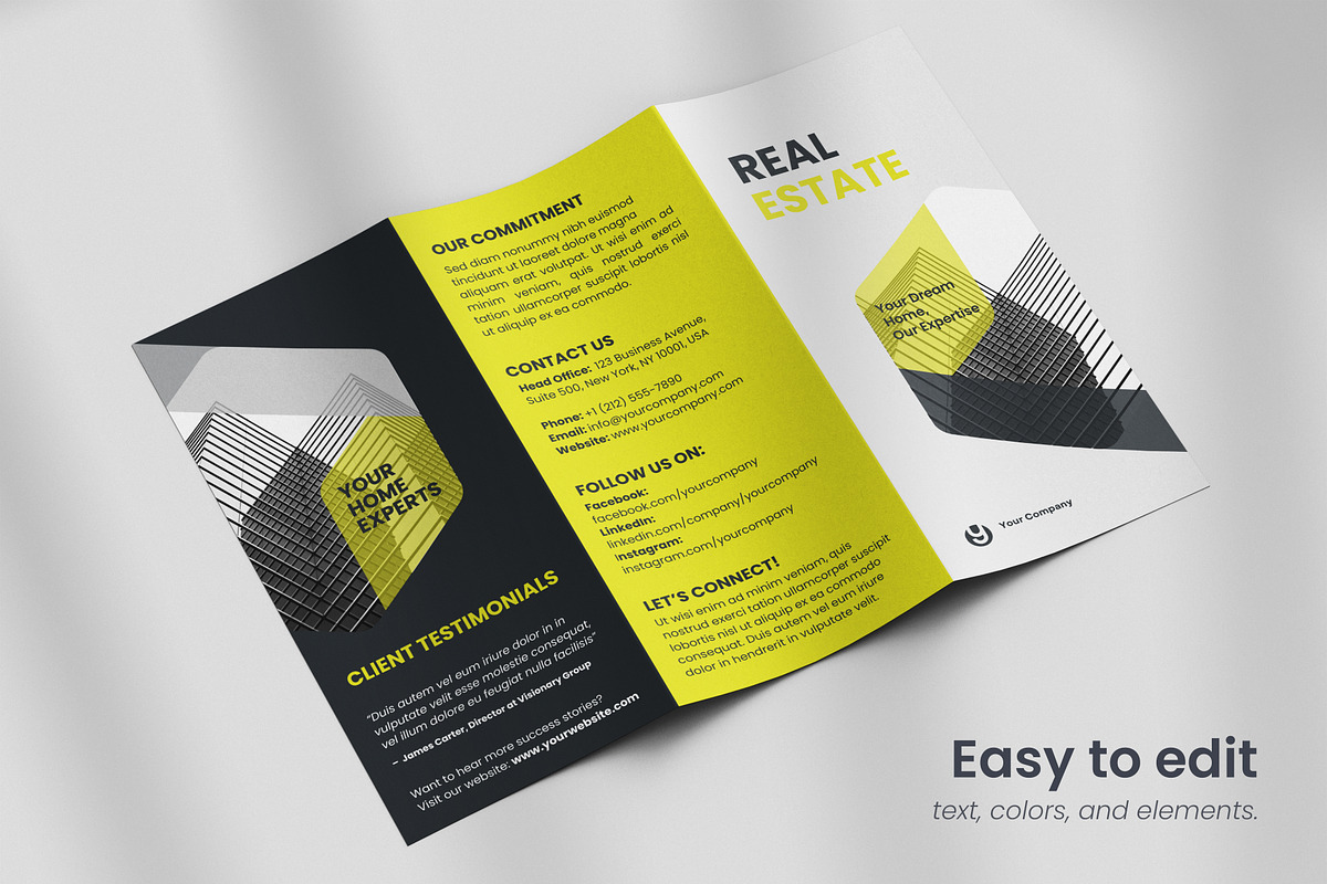 All Purpose Trifold Brochure 10, a Brochure Template by WheelieMonkey (Photo 4 of 4)