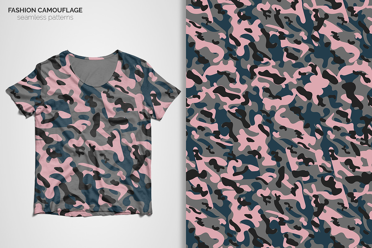 Fashion Camouflage Patterns Pack, a Pattern Graphic by 3Y_Design (Photo 6 of 6)