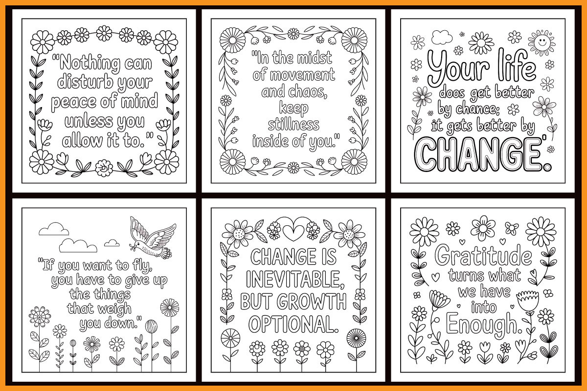 Self Love Affirmation Quotes Colorin, an Object Graphic by protabsorkar11 (Photo 3 of 4)