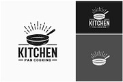Pan Cooking Skillet Cast Iron Logo, a Branding & Logo Template by ika trisiana (Thumbnail 1 of 2)
