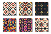 Colorful Seamless Pattern Bundle, a Pattern Graphic by Canvas Craft (Thumbnail 2 of 6)