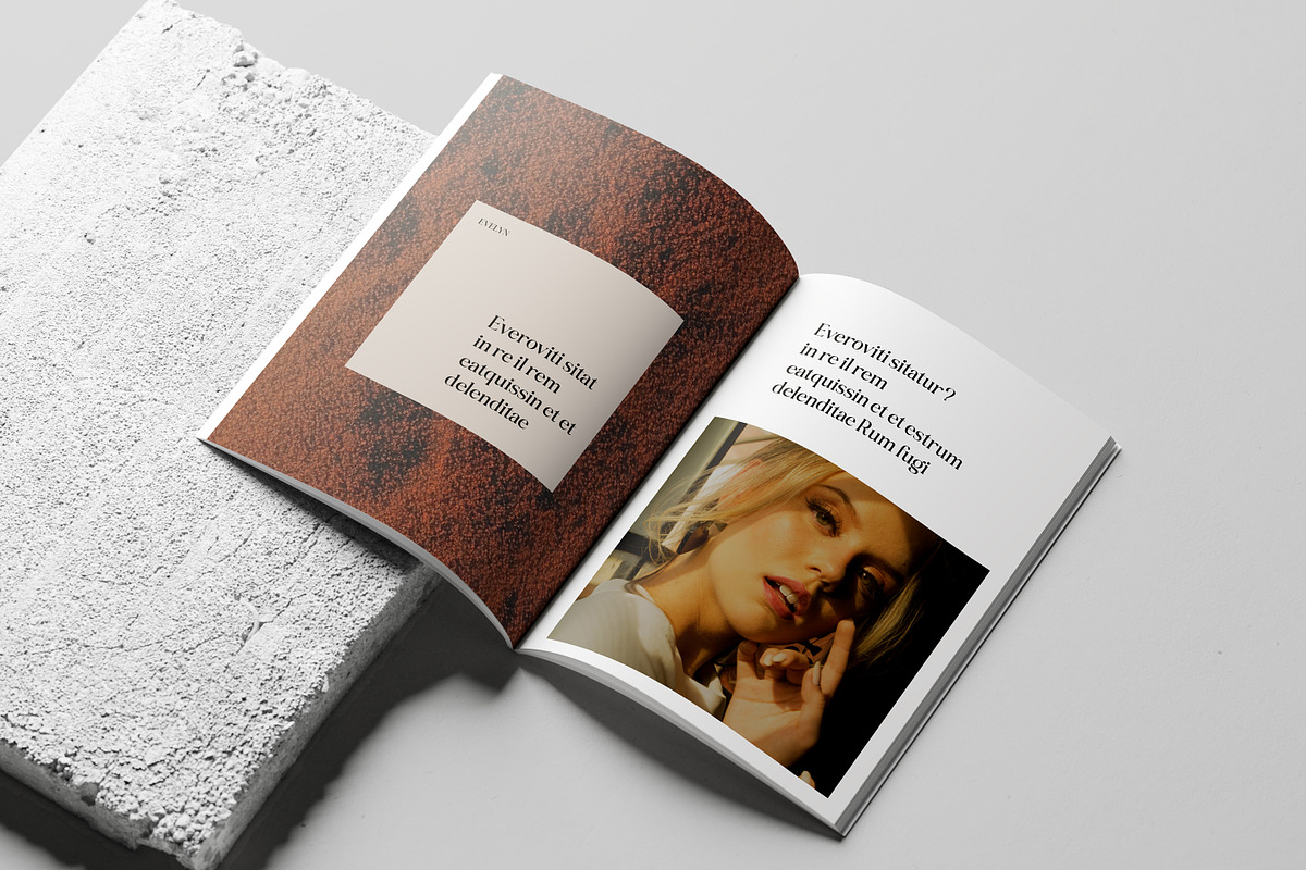 Evelyn Editorial Lookbook, a Magazine Template by slidestock55 (Photo 5 of 9)