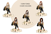 Girl Boss 25 Fashion Clipart, an Illustration by Parinaz Wadia Design (Thumbnail 2 of 5)