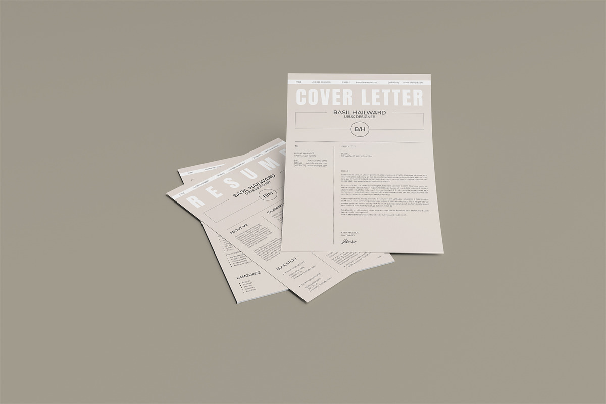 Minimal Resume Template CV, a Resume Template by Studio Temply (Photo 5 of 6)