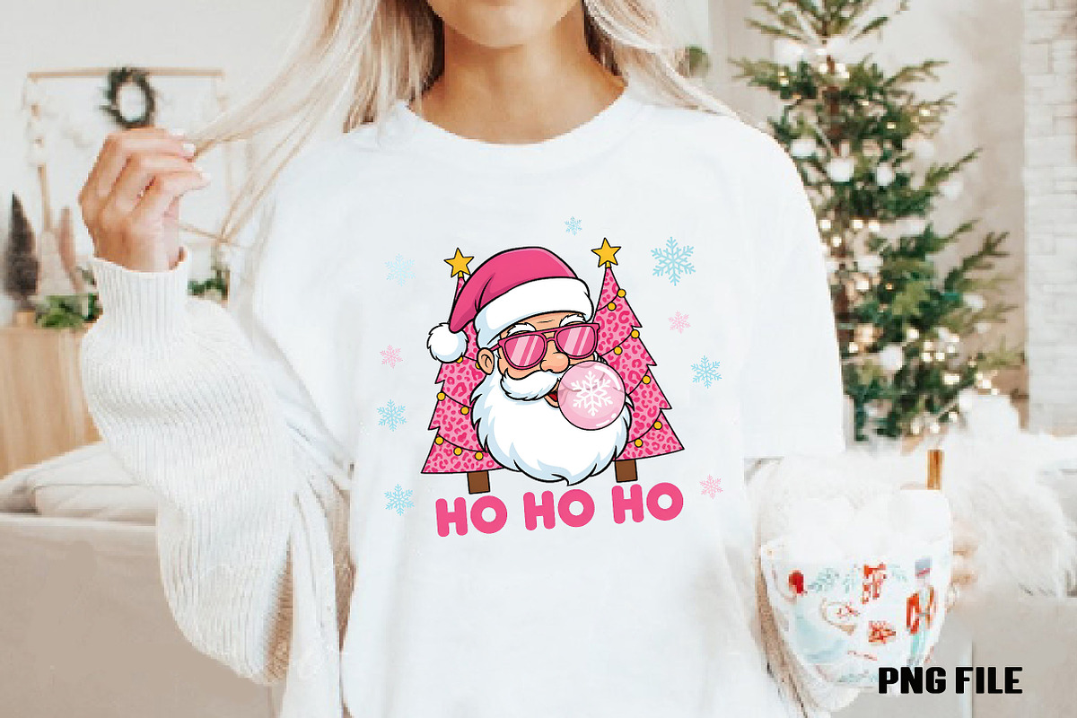 Retro Santa Christmas Ho Ho Ho, an Illustration by DreamCafeArt (Photo 2 of 4)