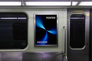 Subway Poster Mockup, an Advertising Mockup by Pitchlook.Studio (Thumbnail 2 of 4)