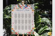 Mexican Seating Chart | CANVA, a Stationery Template by Creative Market (Thumbnail 3 of 5)