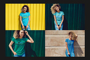T-Shirt Mock-Up Set, a Shirt Mockup by Freeman Studio (Thumbnail 6 of 16)