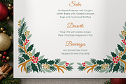 Woodland Christmas Menu Template, a Flyer Template by BrandPacks (Thumbnail 5 of 6)