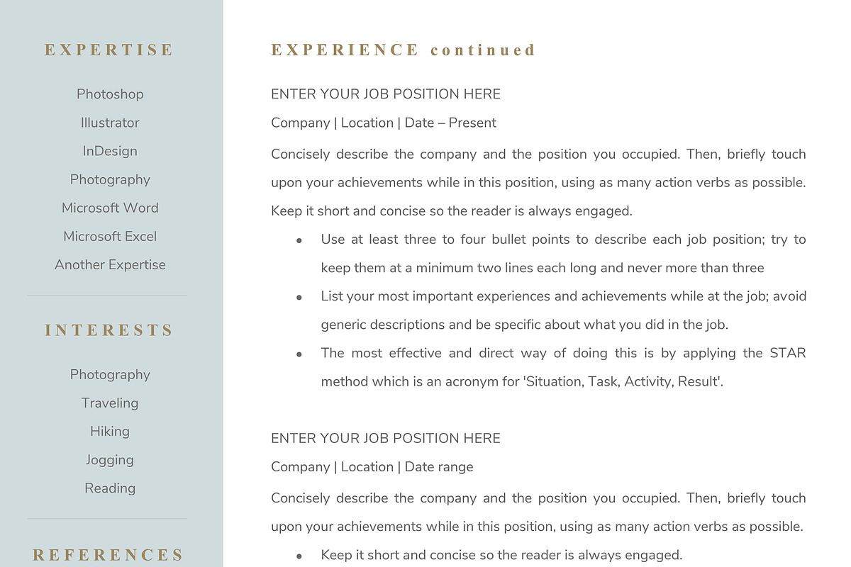 Resume Template, a Resume Template by TheResumeCoach (Photo 8 of 10)