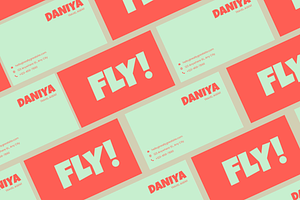 Fly Businesscard Design, a Business Card Template by Weddinginvitation by Fati