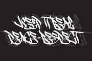 Chiloe - Graffiti typeface, a Blackletter Font by Ridha-38.lineart (Thumbnail 15 of 15)