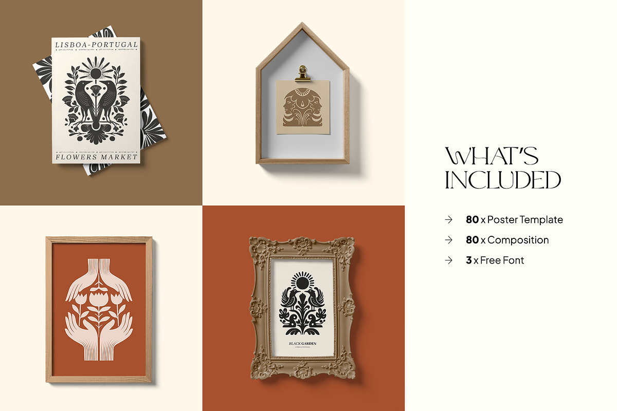 Black Garden | Wall Art Creator, an Object Graphic by Leleka.Store (Photo 4 of 16)