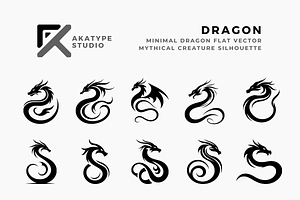 Dragon Vector Icon, an Icon by Akatype Studio