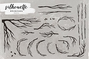Silhouette Branch Vectors, a Decorative Illustration by aniunova (Thumbnail 2 of 4)