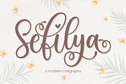Sefilya | Beauty Script, a Script Font by Almeera Std (Thumbnail 1 of 10)