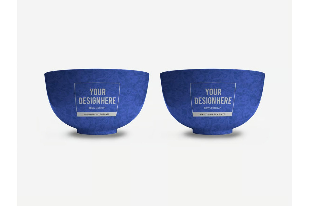 Ceramic Bowl Mockup Template Set, a Household Mockup by DesignRushMarket (Photo 11 of 11)