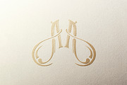 Elegant AM logo ornament, a Branding & Logo Template by Alexandra De Angelis (Thumbnail 2 of 4)