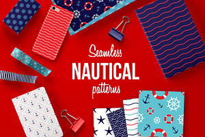 Seamless Nautical Pattern