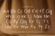 I Wrote This | Handwritten Font, a Script Font by Stefanie Madison (Thumbnail 2 of 2)