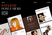 ROMA | Instagram Post & Story, a Social Media Template by Templeste (Thumbnail 1 of 7)