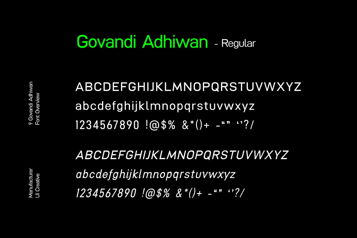 Govandi Adhiwan Sans Serif Family, a Sans Serif Font by UICreative (Photo 8 of 12)