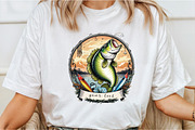 Bass Fishing PNG, an Illustration by DreamCafeArt (Thumbnail 2 of 7)