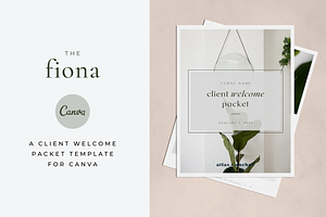 Fiona Client Welcome Packet Template