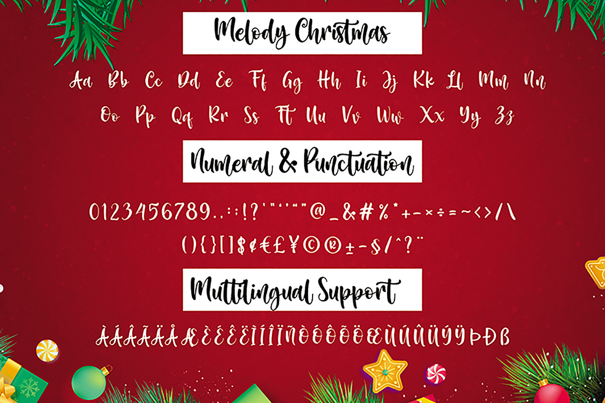 Melody Christmas, a Script Font by Mozatype (Photo 12 of 14)