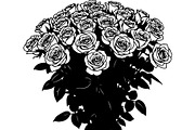 Wedding Flower Bouquet Silhouette, an Object Graphic by Creativeshirt (Thumbnail 19 of 20)