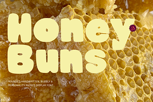 Honey Buns | Bold Display Font