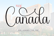 Canada | Script Font, a Handwritten Font by Scratchones (Thumbnail 1 of 9)