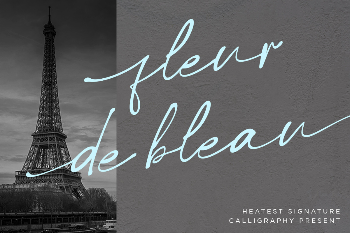 Heatesh Script, a Script Font by Romiecreative (Photo 8 of 10)