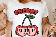 Valentine Cherry Betty Boop Png, an Illustration by Creative Art (Thumbnail 5 of 6)