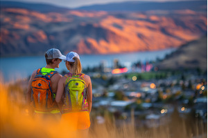 A couple is seen hugging from behind, a Person Photo by ZinetroN