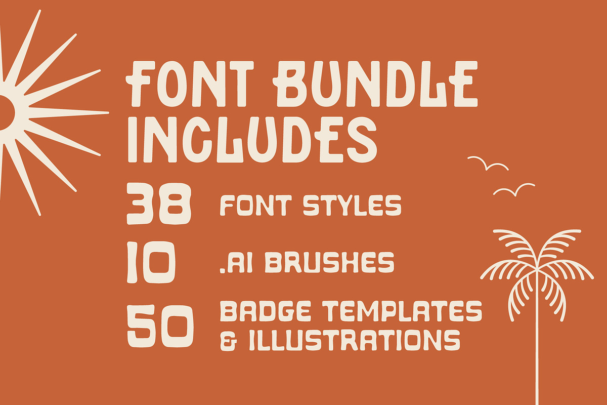 Summer Sun Font Bundle-Coastal Type, a Serif Font by NienowBrand (Photo 2 of 18)