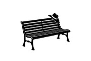 Vintage Park Bench Vector Bundle, an Illustration by jahid234 (Thumbnail 23 of 49)