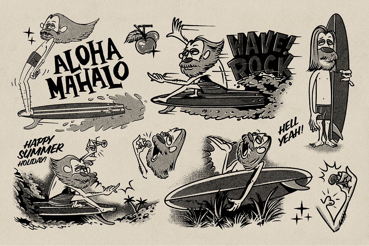 SUMMER BRUSHES for PROCREATE!, a Brush Add-On by SHAKA (Photo 5 of 6)