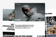 Axure - Portfolio & Agency Figma UI, an UI Kit Template by TNCFlow (Thumbnail 3 of 5)