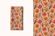Retro floral patterns., a Pattern Graphic by hanifa_design (Thumbnail 5 of 6)