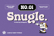 Snugle | Fancy Display, a Serif Font by Pentagonistudio (Thumbnail 1 of 12)