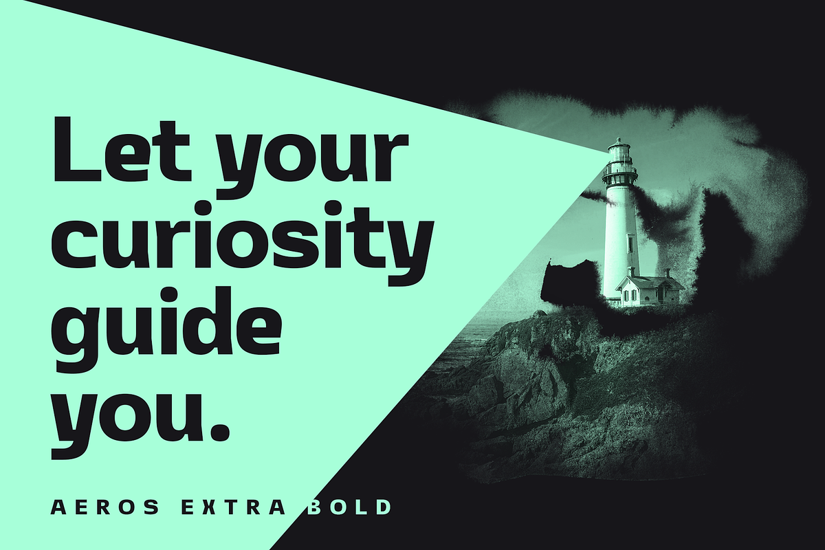 Aeros | Sans Serif Family, a Sans Serif Font by Ayca Atalay (Photo 4 of 7)