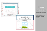 Canva Templates for Facebook or Blog, a Social Media Template by Gorgeous Graphics (Thumbnail 4 of 4)