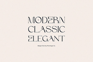 Maigre - Modern Serif