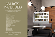 Bundle 4 in 1 Insta&Facebook tmplts, a Social Media Template by Make It Yours Lab. (Thumbnail 15 of 34)