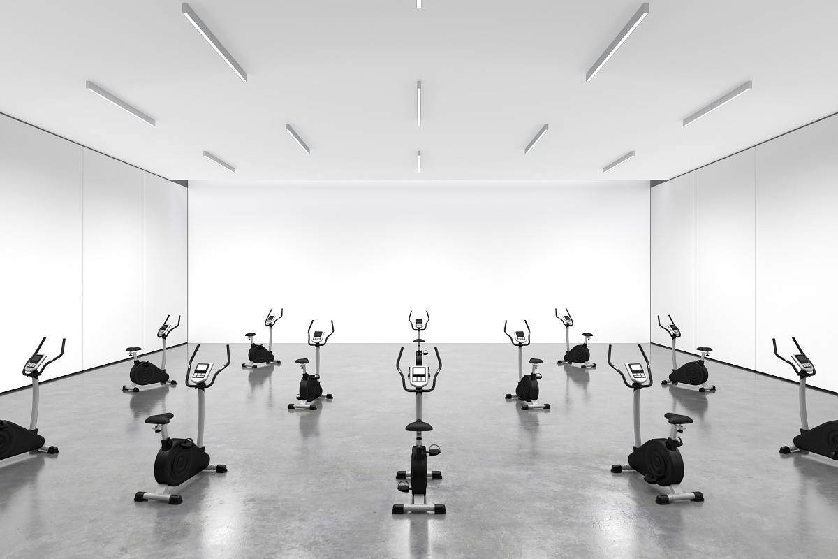 FITNESS GYM Mockup 06, an Advertising Mockup by Northern Kraft (Photo 2 of 6)