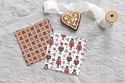 Retro Geometric Christmas set, a Decorative Illustration by Tabita's shop (Thumbnail 9 of 13)