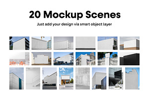 Wall Advertising Mockups Vol.2