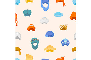 Oriental head accessories. Turbans, an Object Illustration by Valerie Bodnar